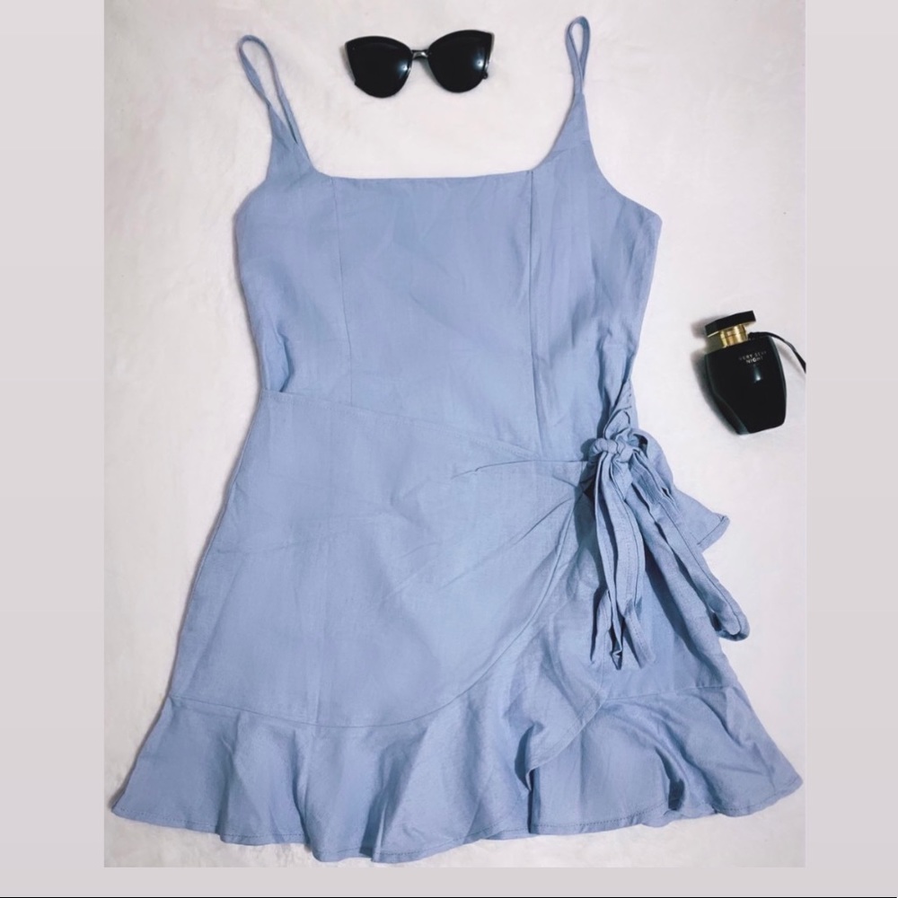 Princess Polly Cottage Hill dress/ color baby blue
